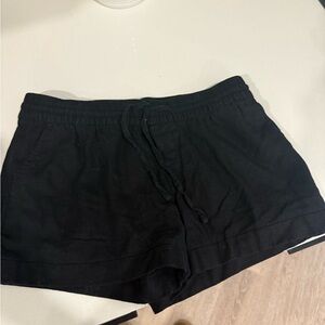 Old Navy Black Athletic Shorts with Elastic Waistband